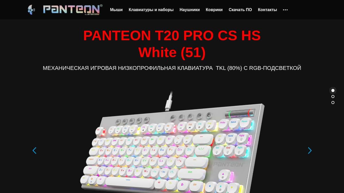 PANTEON T20 PRO CS HS White (51)